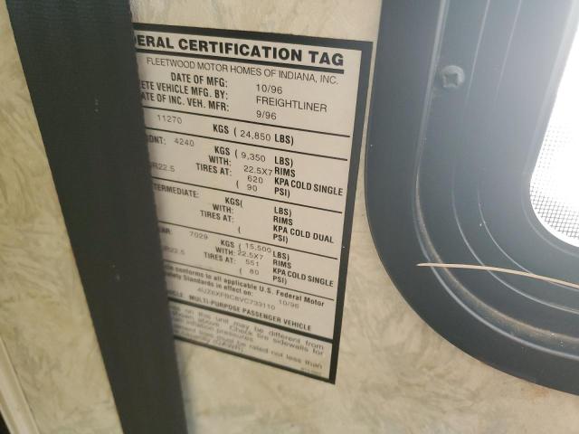 Photo 10 from auction – 1997 FREIGHTLINER CHASSIS X with VIN 4UZ6XFBC8VC733110