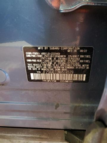 Photo 14 from auction – 2022 SUBARU FORESTER P with VIN JF2SKAEC0NH514579
