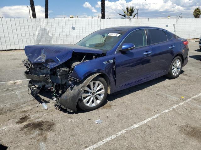 KIA OPTIMA EX 2016 with VIN 5XXGU4L34GG093307 - Photo from auction