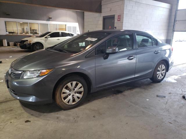 HONDA CIVIC LX 2012 with VIN 19XFB2F50CE103806 - Photo from auction