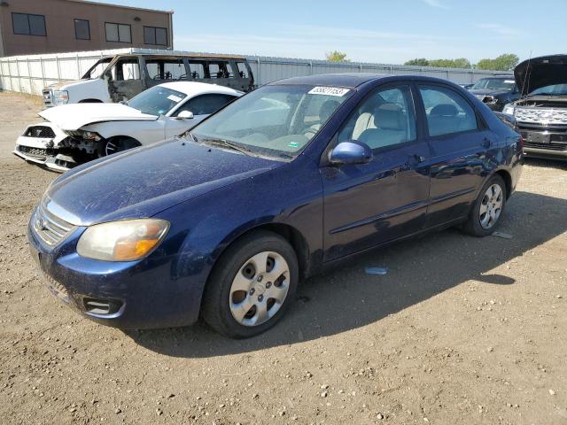 KIA SPECTRA EX 2009 with VIN KNAFE221395636387 - Photo from auction