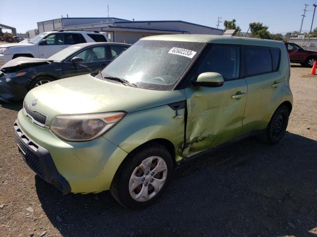 KIA SOUL 2014 with VIN KNDJN2A25E7709152 - Photo from auction