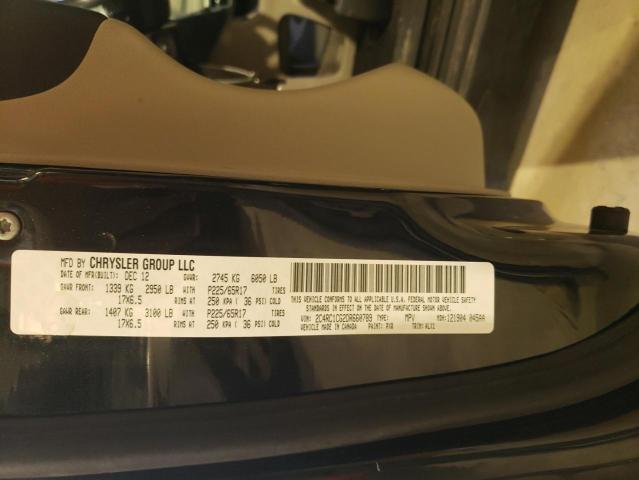 Photo 14 from auction – 2013 CHRYSLER TOWN & COU with VIN 2C4RC1CG2DR660789