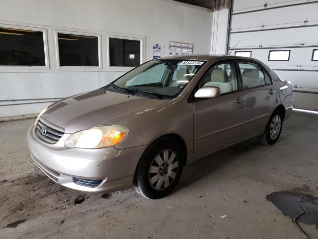 TOYOTA COROLLA CE 2003 with VIN 1NXBR32E83Z167482 - Photo from auction