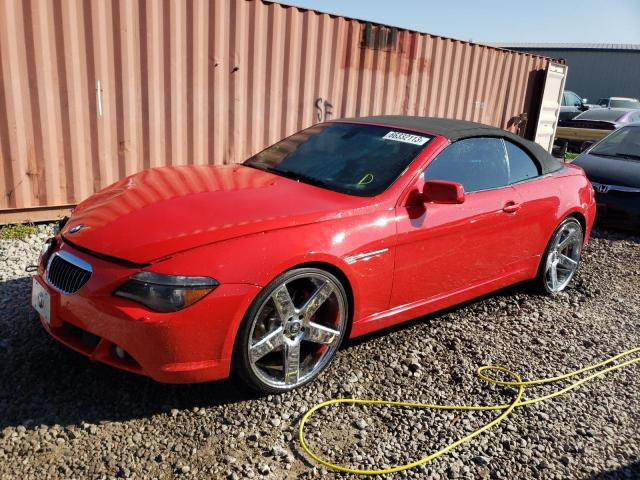 BMW 650 I 2006 with VIN WBAEK13476CN76161 - Photo from auction