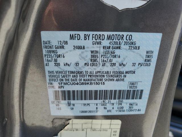 Photo 14 from auction – 2009 FORD ESCAPE LIM with VIN 1FMCU04G89KB15015