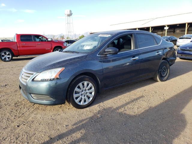 NISSAN SENTRA S 2014 with VIN 1N4AB7AP0EN855199 - Photo from auction