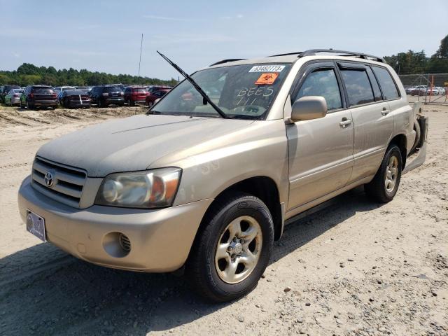 TOYOTA HIGHLANDER 2005 with VIN JTEHD21AX50038753 - Photo from auction