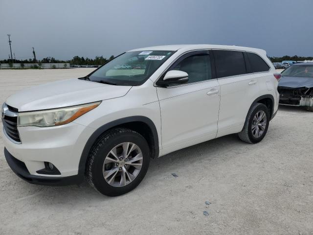 TOYOTA HIGHLANDER 2015 with VIN 5TDZKRFH8FS077904 - Photo from auction