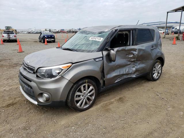 KIA SOUL + 2017 with VIN KNDJP3A56H7474677 - Photo from auction