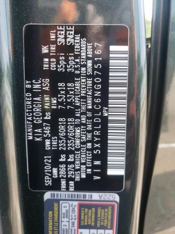 Photo 14 from auction – 2022 KIA SORENTO S with VIN 5XYRLDLC6NG075167