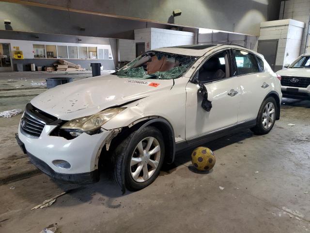 INFINITI EX35 BASE 2010 with VIN JN1AJ0HRXAM752726 - Photo from auction
