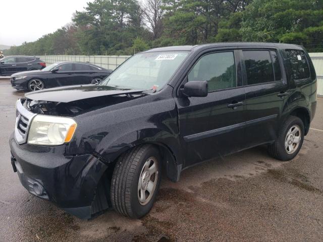 HONDA PILOT LX 2013 with VIN 5FNYF4H29DB028160 - Photo from auction