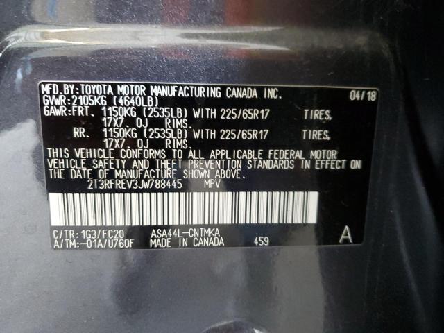 Photo 14 from auction – 2018 TOYOTA RAV4 ADVEN with VIN 2T3RFREV3JW788445
