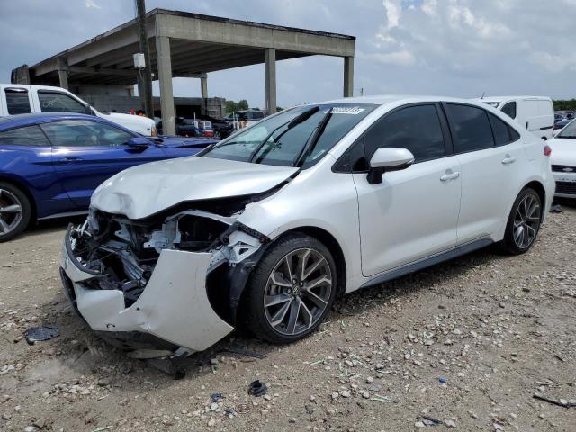 TOYOTA COROLLA SE 2022 with VIN 5YFS4MCE3NP121582 - Photo from auction