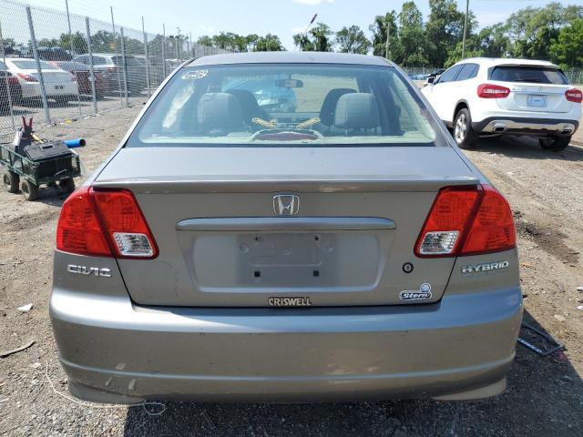 Photo 6 from auction – 2005 HONDA CIVIC HYBR with VIN JHMES96665S005195