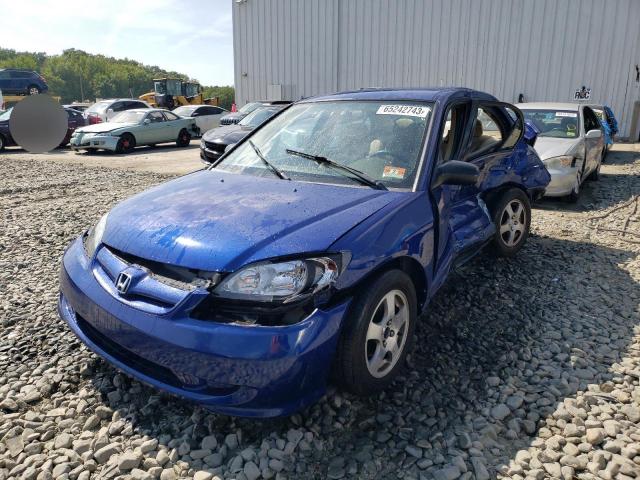 HONDA CIVIC DX V 2004 with VIN 2HGES16374H590630 - Photo from auction