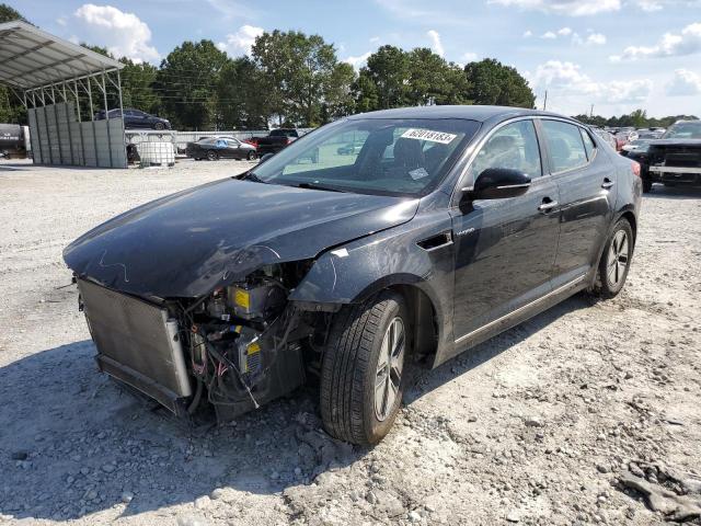 KIA OPTIMA HYB 2013 with VIN KNAGM4AD6D5061256 - Photo from auction