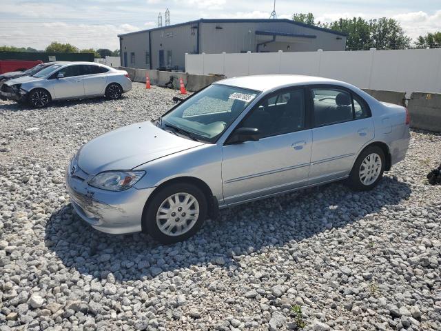 Photo 1 from auction – 2005 HONDA CIVIC LX with VIN 2HGES16565H569092