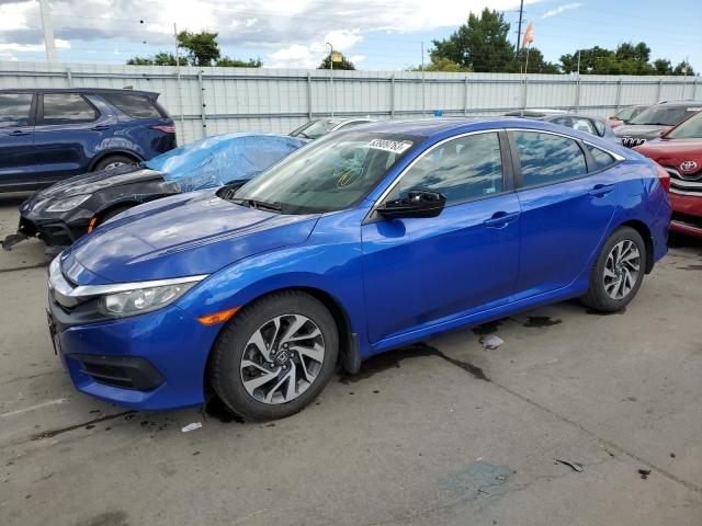 HONDA CIVIC EX 2018 with VIN 19XFC2F78JE005716 - Photo from auction