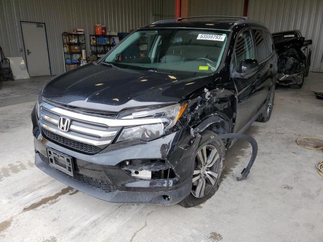 HONDA PILOT EXL 2016 with VIN 5FNYF6H50GB113575 - Photo from auction