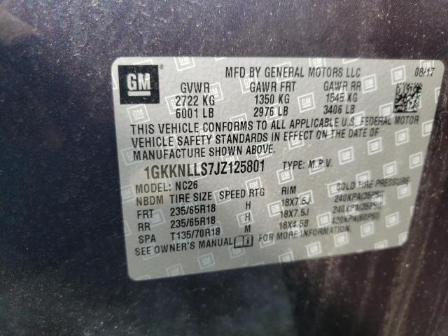 Photo 14 from auction – 2018 GMC ACADIA SLE with VIN 1GKKNLLS7JZ125801