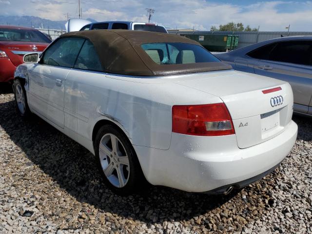 Photo 2 from auction – 2004 AUDI A4 QUATTRO with VIN WAUDT48H94K010026