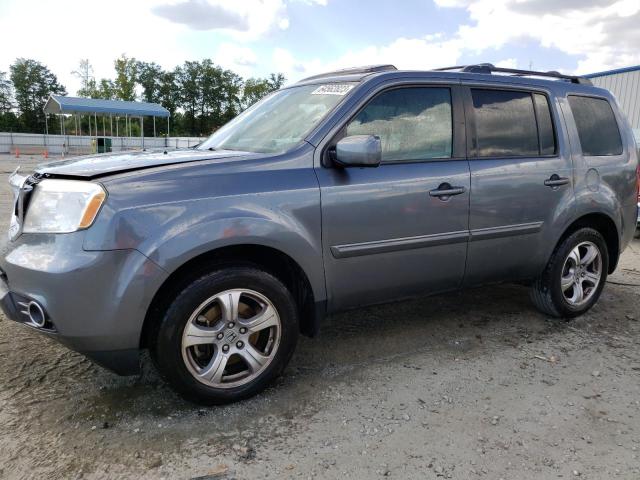 HONDA PILOT EXL 2013 with VIN 5FNYF3H57DB017078 - Photo from auction