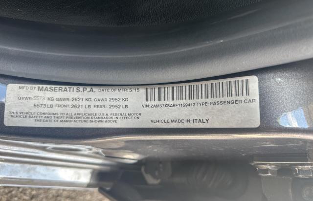 Photo 10 from auction – 2015 MASERATI GHIBLI with VIN ZAM57XSA6F1159412