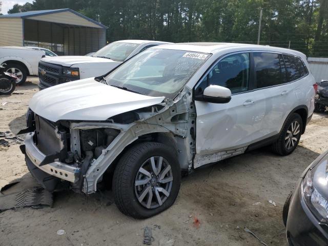 HONDA PILOT EXL 2021 with VIN 5FNYF6H55MB034575 - Photo from auction