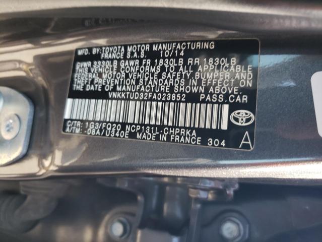 Photo 14 from auction – 2015 TOYOTA YARIS with VIN VNKKTUD32FA023852