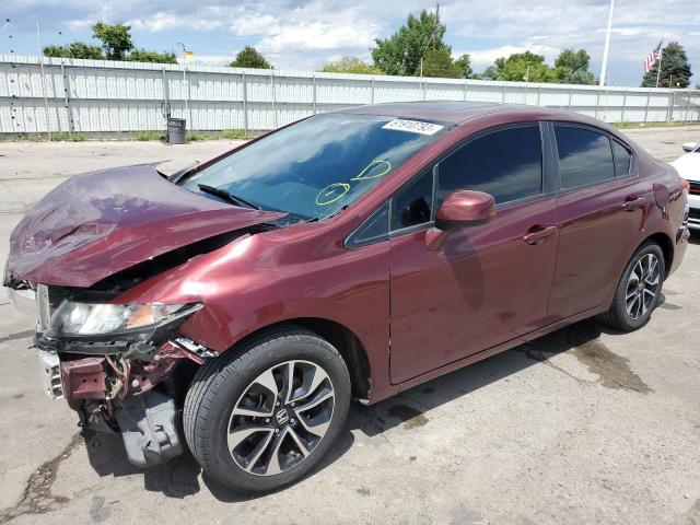 HONDA CIVIC EX 2013 with VIN 2HGFB2F84DH538667 - Photo from auction
