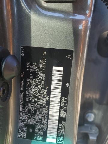 Фото 14 с аукциона – 2012 TOYOTA HIGHLANDER с VIN 5TDDK3EH9CS148239