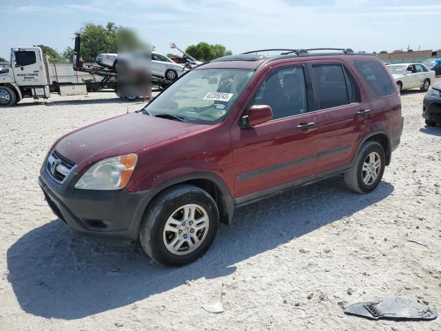 HONDA CR-V EX 2002 with VIN JHLRD78872C009359 - Photo from auction