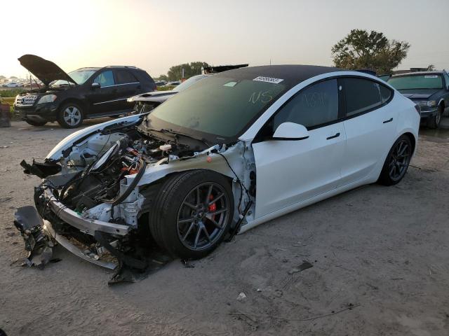 TESLA MODEL 3 2021 with VIN 5YJ3E1EA5MF963652 - Photo from auction