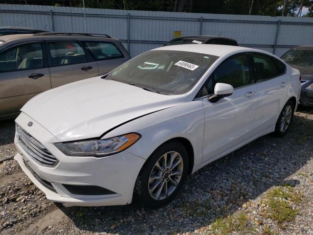 FORD FUSION SE 2017 with VIN 3FA6P0H74HR345637 - Photo from auction