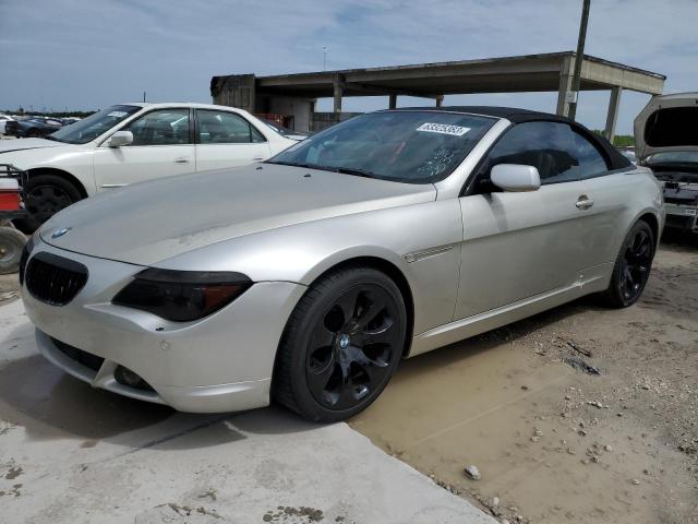 BMW 650 I 2007 with VIN WBAEK13587CN83257 - Photo from auction