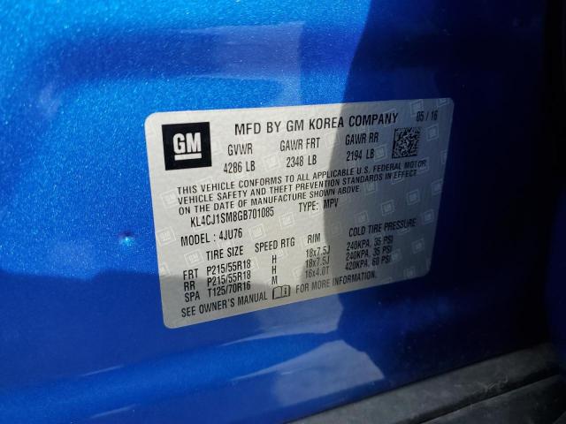 Photo 14 from auction – 2016 BUICK ENCORE SPO with VIN KL4CJ1SM8GB701085