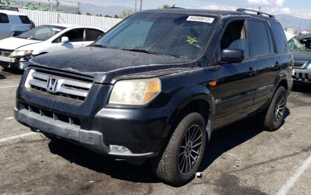 HONDA PILOT EXL 2007 with VIN 5FNYF28657B045842 - Photo from auction