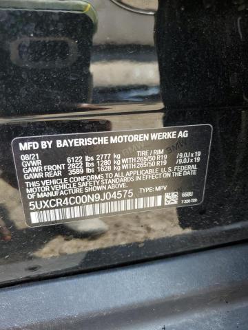 Photo 14 from auction – 2022 BMW X5 SDRIVE with VIN 5UXCR4C00N9J04575