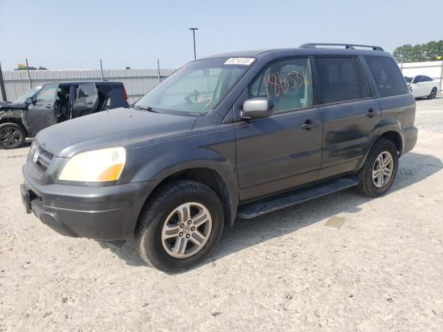 HONDA PILOT EXL 2005 with VIN 2HKYF18525H501702 - Photo from auction