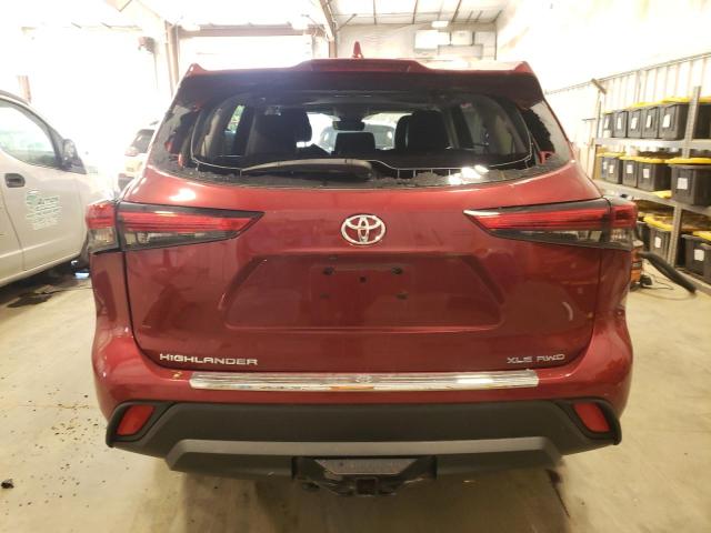 Photo 6 from auction – 2020 TOYOTA HIGHLANDER with VIN 5TDGZRBH3LS047682