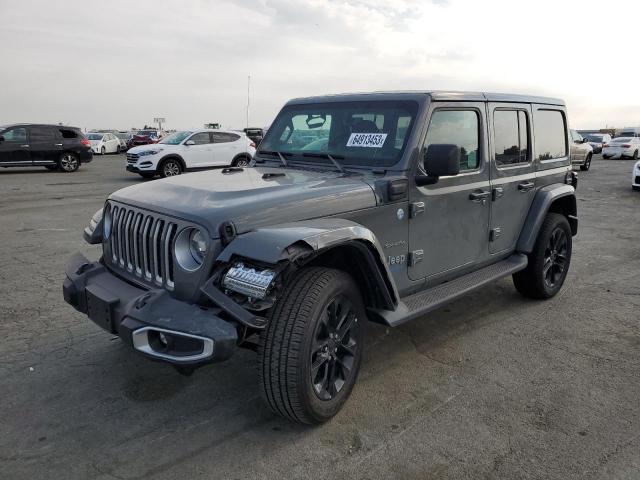 JEEP WRANGLER U 2021 with VIN 1C4JJXP6XMW734698 - Photo from auction