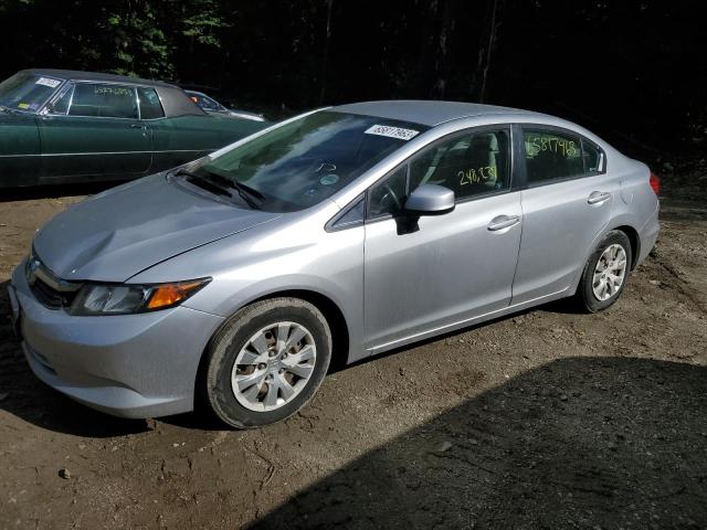 HONDA CIVIC LX 2012 with VIN 2HGFB2F57CH314359 - Photo from auction
