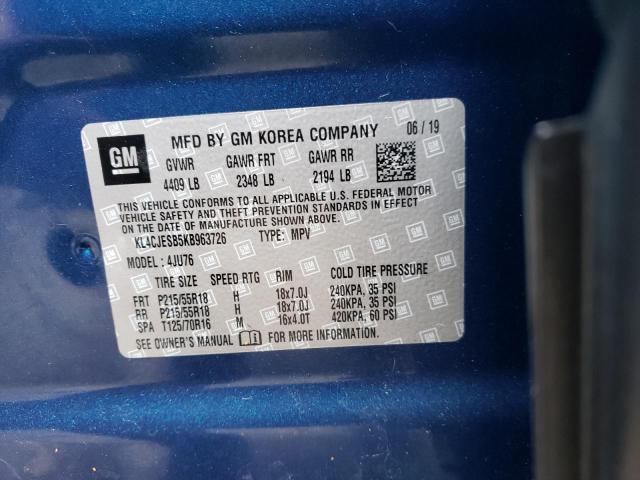 Photo 14 from auction – 2019 BUICK ENCORE PRE with VIN KL4CJESB5KB963726