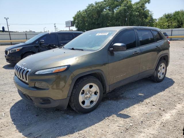 JEEP CHEROKEE S 2015 with VIN 1C4PJLAB5FW760816 - Photo from auction