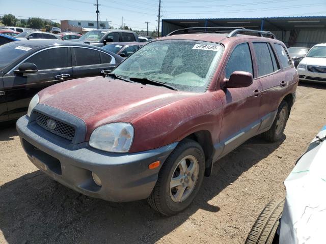 HYUNDAI SANTA FE G 2002 with VIN KM8SC73D32U335073 - Photo from auction