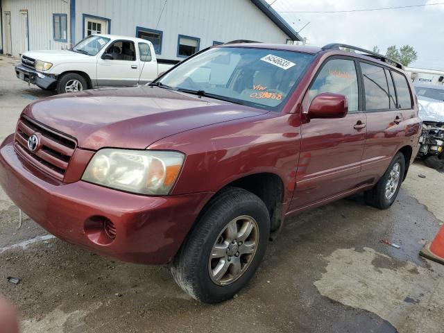 Снимка 1 от търг – 2004 TOYOTA HIGHLANDER с VIN JTEEP21A040038088