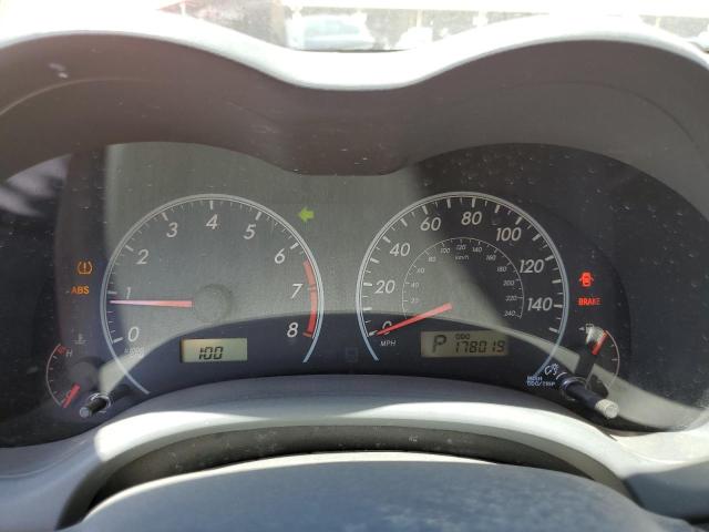 Photo 9 from auction – 2009 TOYOTA COROLLA BA with VIN JTDBL40E199045850