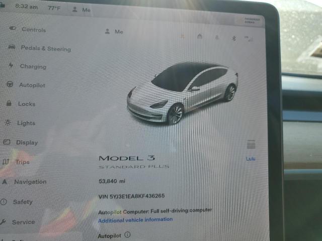 Photo 9 from auction – 2019 TESLA MODEL 3 with VIN 5YJ3E1EA8KF436265